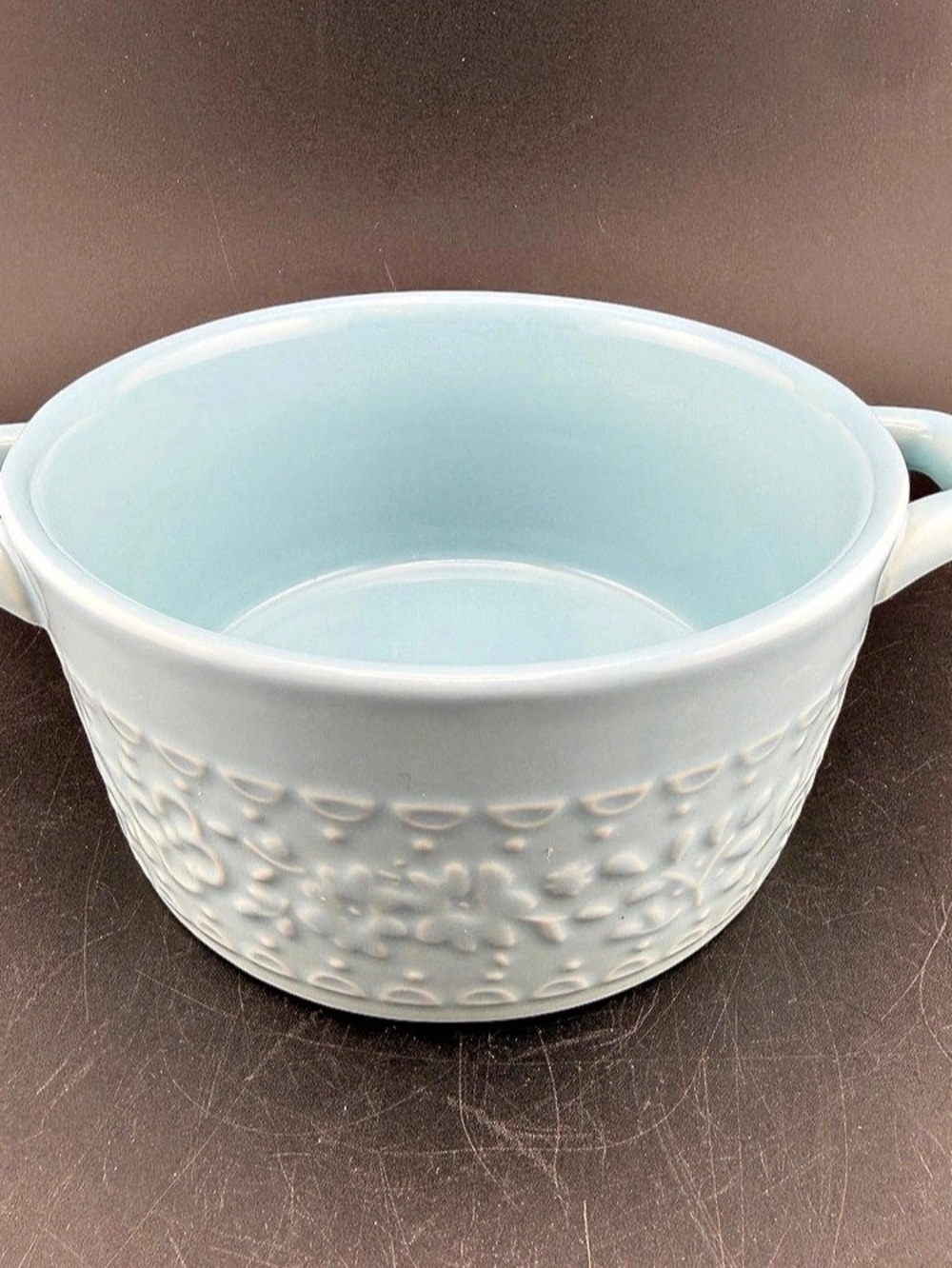The Pioneer Woman Light Blue Stoneware Mini Casserole Dish 16oz Missing Lid